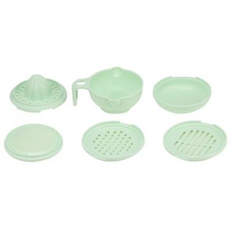 Grinding Bowl Baby Food Grinder Manual Tools (GREEN)