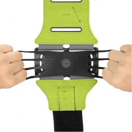 Maleroads Mobile Phone Sports Arm Band for 4 - 6 inch Smartphone (BLACK)