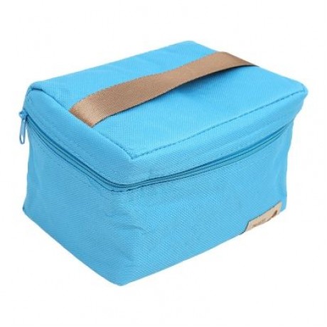 Practical Portable Heat Preservation Bag Water Resistant Lunch Box (BUTTERFLY BLUE)