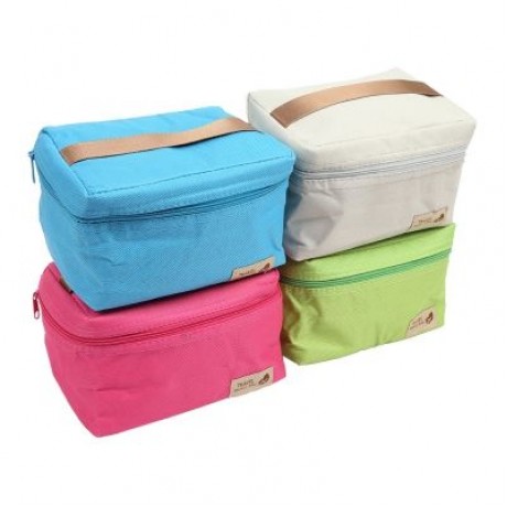 Practical Portable Heat Preservation Bag Water Resistant Lunch Box (BUTTERFLY BLUE)
