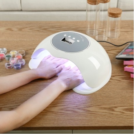 BQ - 72W 36 LEDs UV LED Manicure Tool Curing Nail Gel Dryer Lamp for Home Salon (WHITE)
