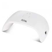 SUN 9X 18W 9 LEDs UV LED Manicure Tool Curing Nail Gel Dryer Lamp Home Salon (WHITE)