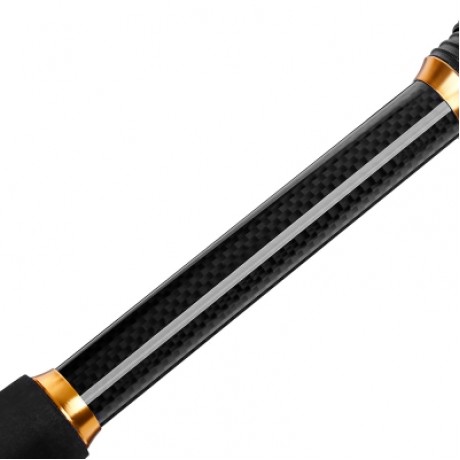 Outlife 27554 High Carbon Fiber Fishing Rod Fish Pole Equipment (BLACK)