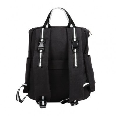 Large Capacity Mummy Maternity Nappy Bag Travel Nursing Backpack (BLACK)