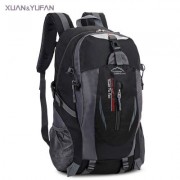 Xuanyufan Outdoor Hiking Lightweight 35L Water-resistant Travel Backpack (BLACK)