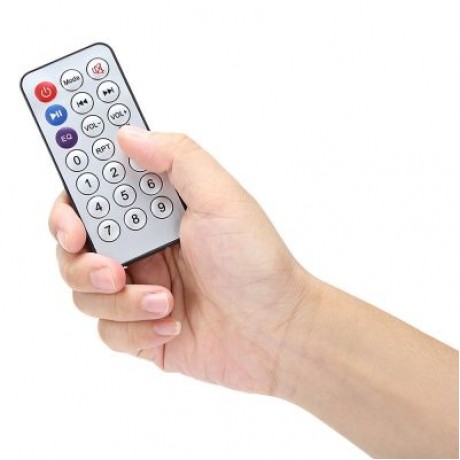 Kentiger HY - 504 HiFi 4-channel Stereo Audio Remote Control Amplifier (LOVE RED)