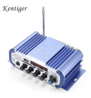 Kentiger HY - 604 HiFi 4-channel Stereo Car Audio Remote Control Amplifier (DEEP SKY BLUE)