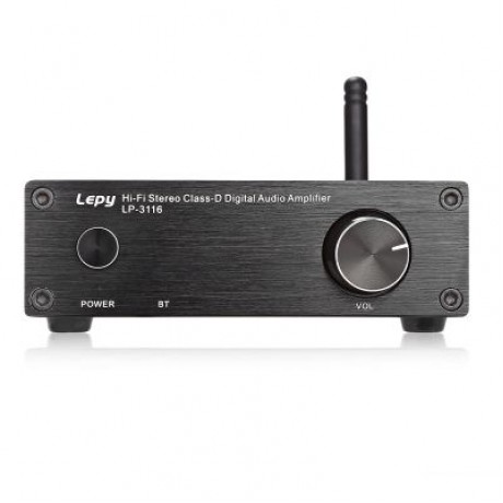 Lepy LP - 3166 Bluetooth Amplifier 2-channel HiFi Digital Stereo Audio  (BLACK)