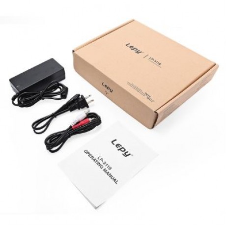 Lepy LP - 3166 Bluetooth Amplifier 2-channel HiFi Digital Stereo Audio  (BLACK)