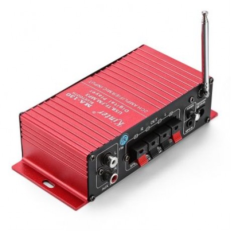 Kinter MA - 130 2CH Bluetooth Stereo Car Audio Digital Power Amplifier (LAVA RED)