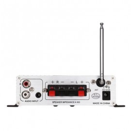Lepy A7 Bluetooth Amplifier 2-channel HiFi Stereo Audio Support SD USB FM (BLACK)