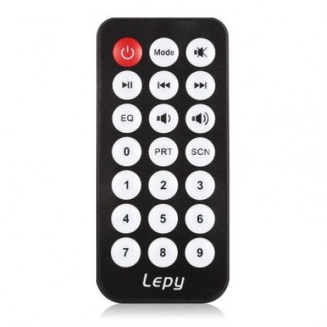 Lepy A7 Bluetooth Amplifier 2-channel HiFi Stereo Audio Support SD USB FM (BLACK)