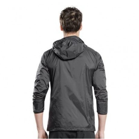 Tectop JL - 3009 Men Breathable Sports Jacket Windproof Light Beach Wear (SMOKEY GRAY)