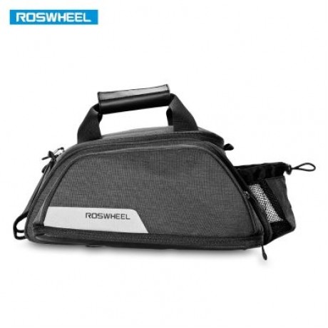 ROSWHEEL 141472 Multifunctional Bicycle Pannier Bag Trunk Pack (GRAY)