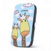 7pcs Manicure Pedicure Stainless Steel Grooming Nail Clipper Cut Scissor  (CORAL BLUE)