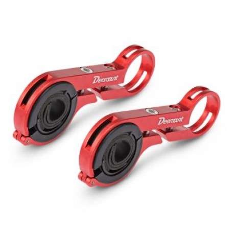 Deemount HLD - 208 Bike Extender Handlebar with Aluminum Alloy Bracket (RED)