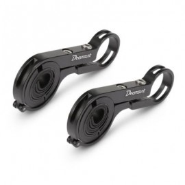 Deemount HLD - 208 Bike Extender Handlebar with Aluminum Alloy Bracket (BLACK)