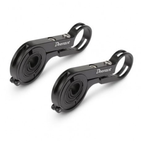 Deemount HLD - 208 Bike Extender Handlebar with Aluminum Alloy Bracket (BLACK)