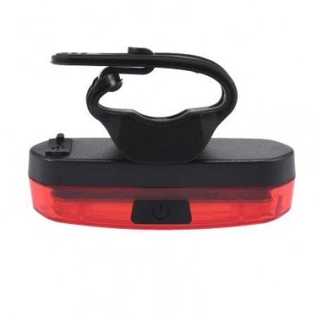 Deemount Rechargeable Bicycle Taillight Rear Lamp (RED)