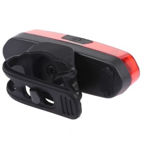Deemount Rechargeable Bicycle Taillight Rear Lamp (RED)