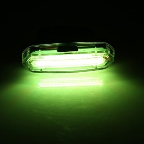 Deemount Rechargeable Bicycle Taillight Rear Lamp (WHITE)
