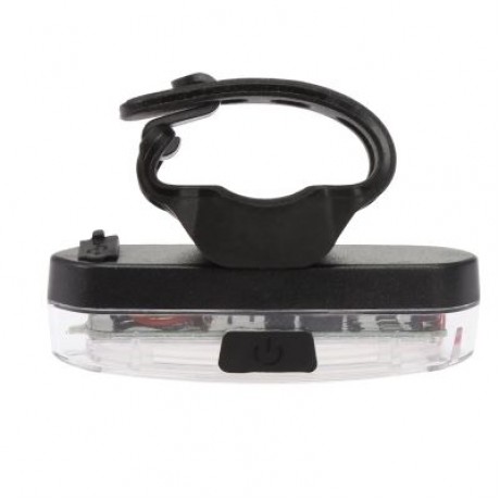 Deemount Rechargeable Bicycle Taillight Rear Lamp (WHITE)
