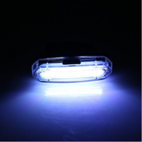 Deemount Rechargeable Bicycle Taillight Rear Lamp (WHITE)