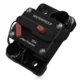 WUPP CS - 642A Car Circuit Breaker Reset Switch for SUV Bus Sedan Ship (BLACK)
