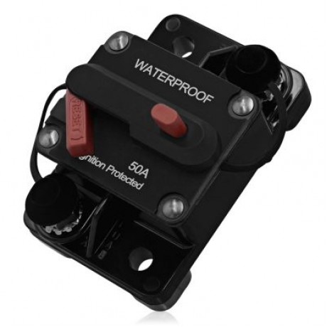 WUPP CS - 642A Car Circuit Breaker Reset Switch for SUV Bus Sedan Ship (BLACK)