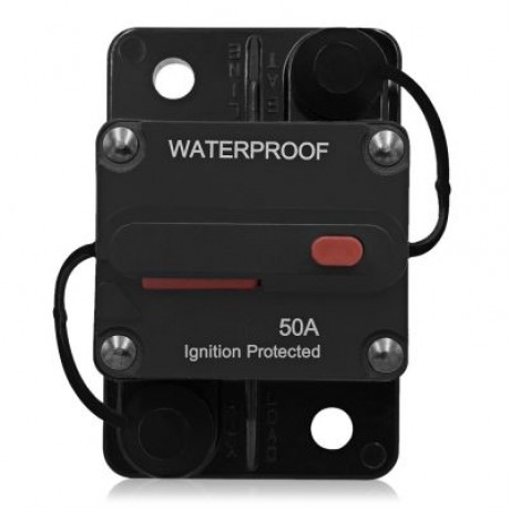 WUPP CS - 642A Car Circuit Breaker Reset Switch for SUV Bus Sedan Ship (BLACK)
