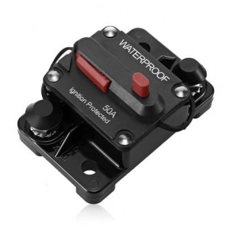 WUPP CS - 642A Car Circuit Breaker Reset Switch for SUV Bus Sedan Ship (BLACK)