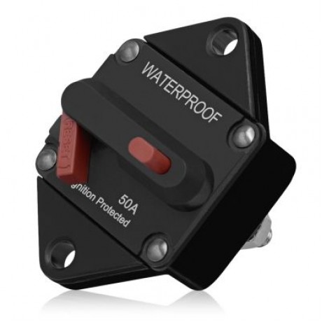 WUPP CS - 643A Car Circuit Breaker Reset Switch for SUV Bus Sedan Ship (BLACK)