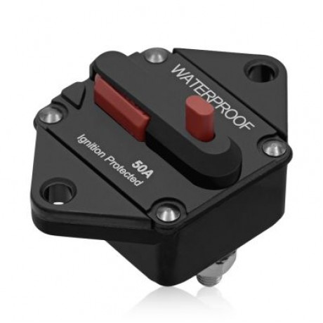 WUPP CS - 643A Car Circuit Breaker Reset Switch for SUV Bus Sedan Ship (BLACK)