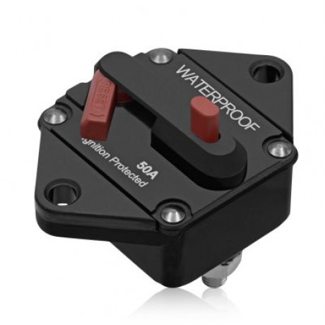 WUPP CS - 643A Car Circuit Breaker Reset Switch for SUV Bus Sedan Ship (BLACK)