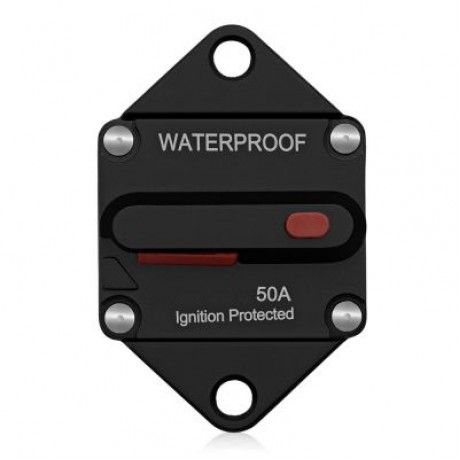 WUPP CS - 643A Car Circuit Breaker Reset Switch for SUV Bus Sedan Ship (BLACK)
