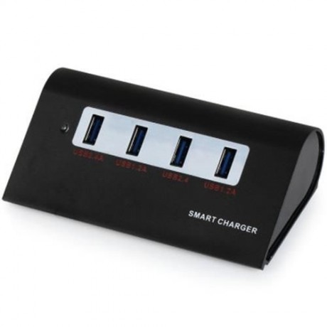 ALUMINUM ALLOY MATERIAL USB3.0 CHARGER WITH EU PLUG FOR IPHONE SAMSUNG HTC TABLET PC - 100