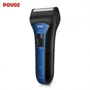 POVOS PS2208 Men Electric Foil Shaver Rechargeable Wet / Dry Washable Razor (BLUE)