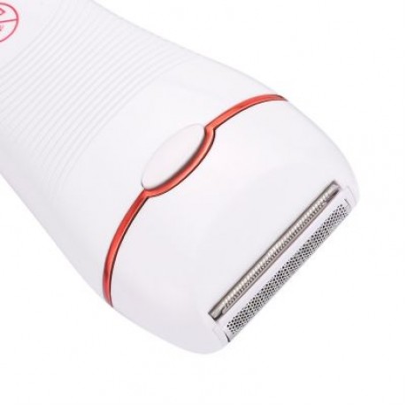 Kemei KM - 1107 3-in-1 Rechargeable Epilator Lady Shaver Callus Remover  (RED)