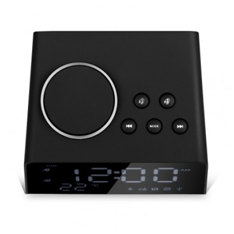 INLIFE K11 BLUETOOTH 4.2 MULTIPURPOSE ALARM CLOCK SPEAKER (BLACK)