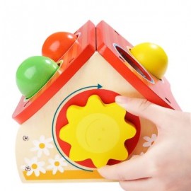 Topbright 6947 Wooden House Toy Small Hammer Knocking Balls (MULTI)