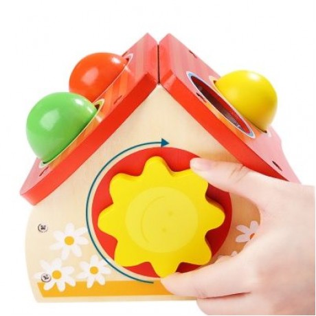 Topbright 6947 Wooden House Toy Small Hammer Knocking Balls (MULTI)
