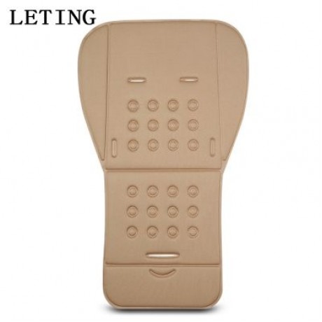 LETING Baby Stroller Cushion Pad Pushchair Seat Liner 3D Mesh Anti-slip Back   (CAMEL BROW