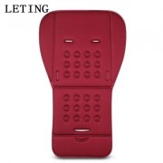 LETING Baby Stroller Cushion Pad Pushchair Seat Liner 3D Mesh Anti-slip Back   (RED WINE)