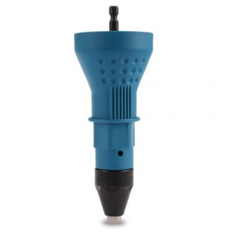 Guye Rivet Gun for Cordless Drill Electric Nut Riveting Tool (BLUE)