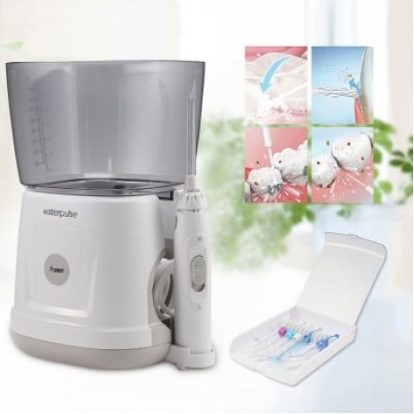 Waterpulse Electric Household Dental Floss Cleaner Water Flosser Oral Irrigator (BLACK)