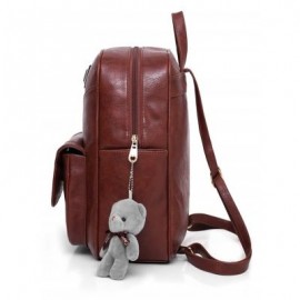 4 Pieces Multi Function Travel Backpack Set (BROWN)