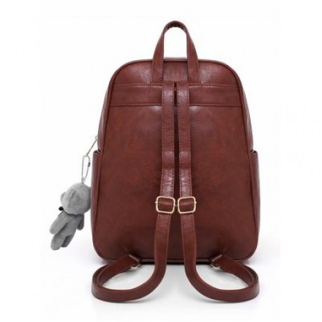 4 Pieces Multi Function Travel Backpack Set (BROWN)