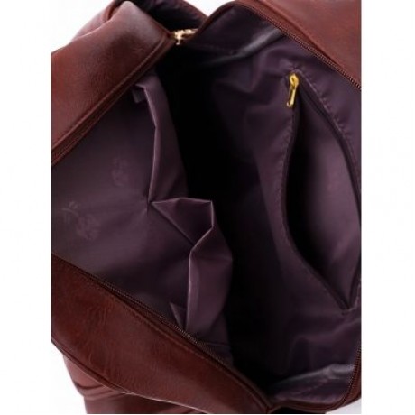 4 Pieces Multi Function Travel Backpack Set (BROWN)