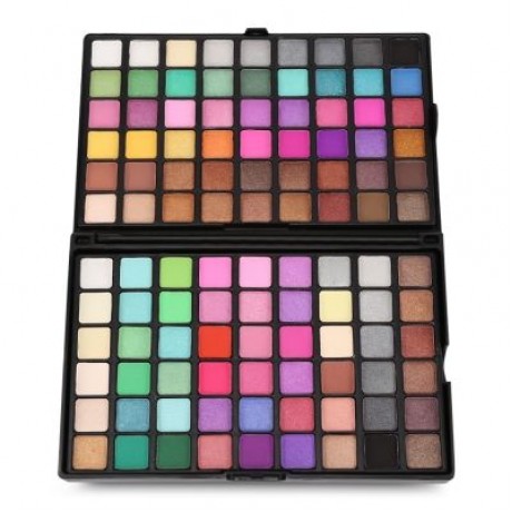 POPFEEL 162 Color Eye Shadow Palette Matte Glitter Powder Makeup Set (#001)