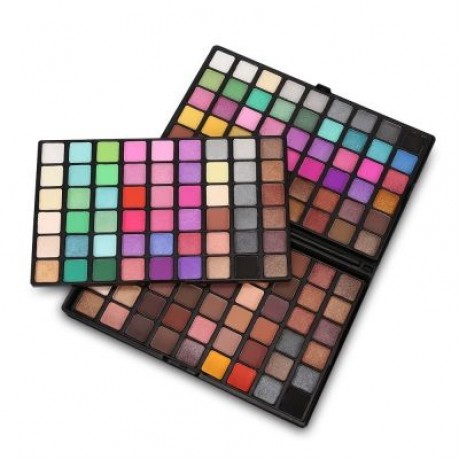 POPFEEL 162 Color Eye Shadow Palette Matte Glitter Powder Makeup Set (#001)